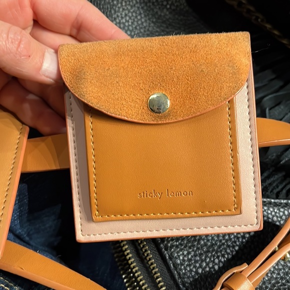 Sticky lemon waist belt bag / pouch - Picture 4 of 7